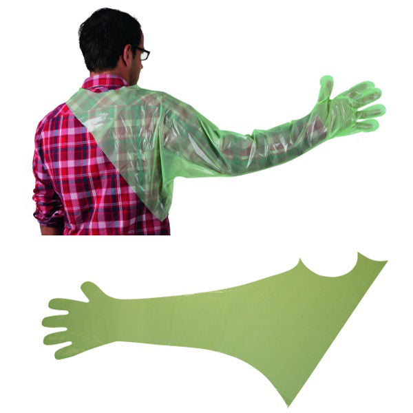 Guante de exploración Kerbl fat top con pieza de hombro 120cm %c3%a0 50 uds.