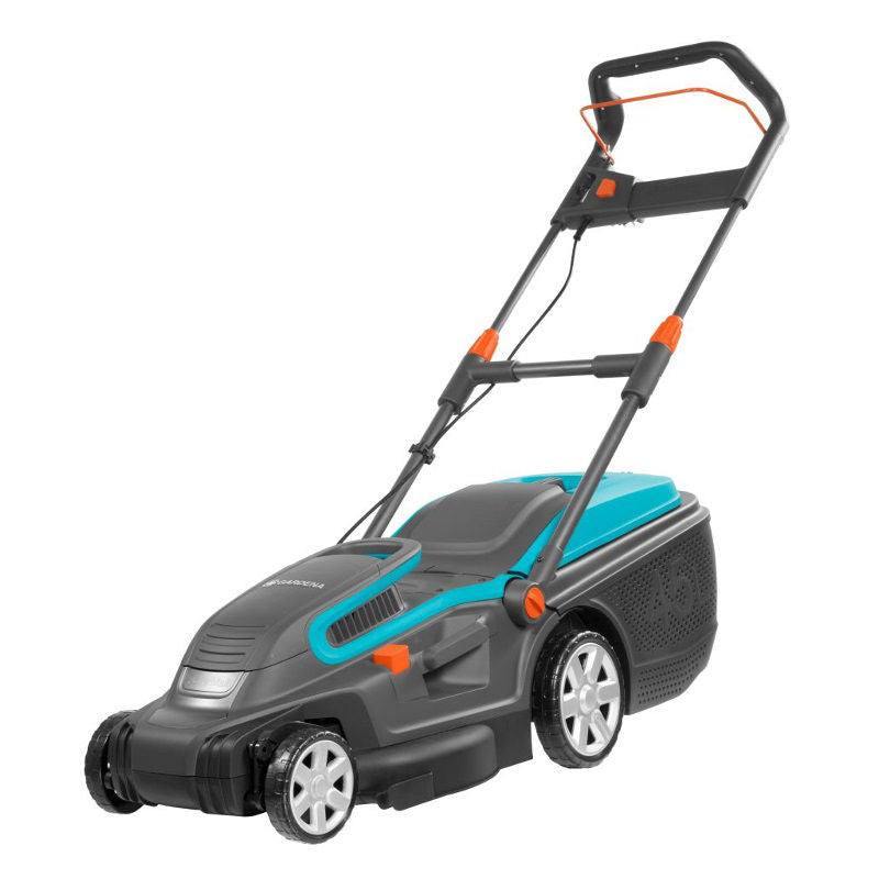 Gardena elektrische grasmaaier powermax 1800 42 (zwart turquoise, 5042-20)
