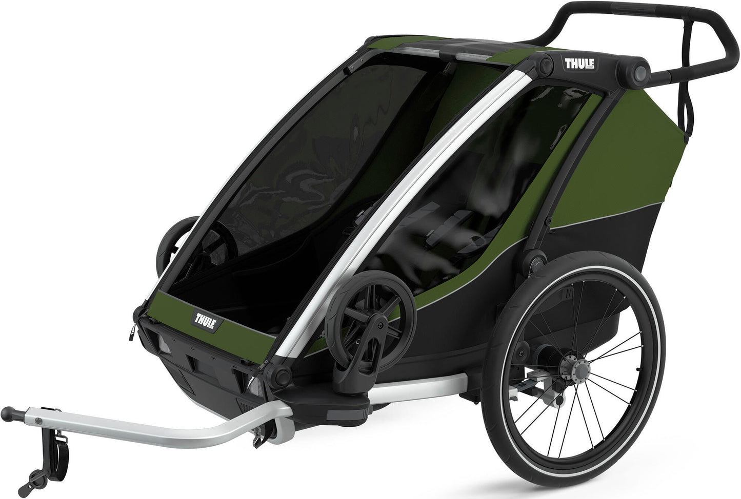 Thule Child Trailer Char. Cabina 2 aku cyp.green