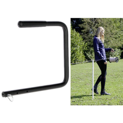 Ako eenhands afrolhulp voor rollen schrikdraad