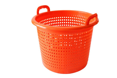 Cesta industrial para patatas abierta naranja 44 litros