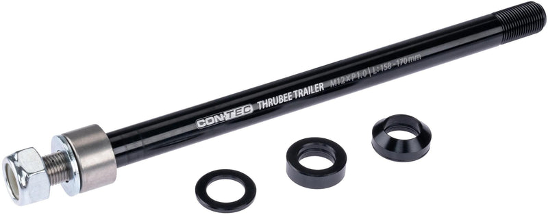 Contec adaptador de eje thrubee remolque ct adaptador de eje thrubee remolque m12x1.0 158-170mm
