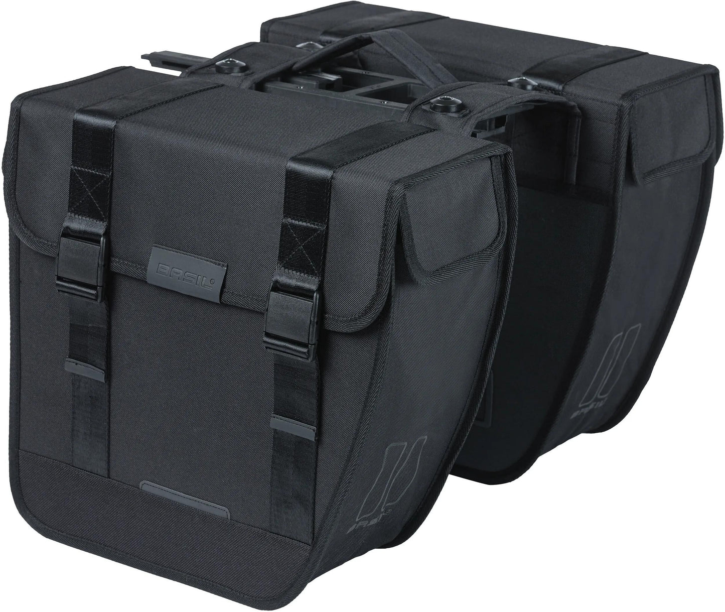 Basil Bicycle Borse Double Tour Black Mik 28L