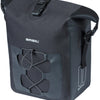 Basil para una sola bicicleta navegador impermeable M Mik 14 litros 14 x 24 x 34 cm negro