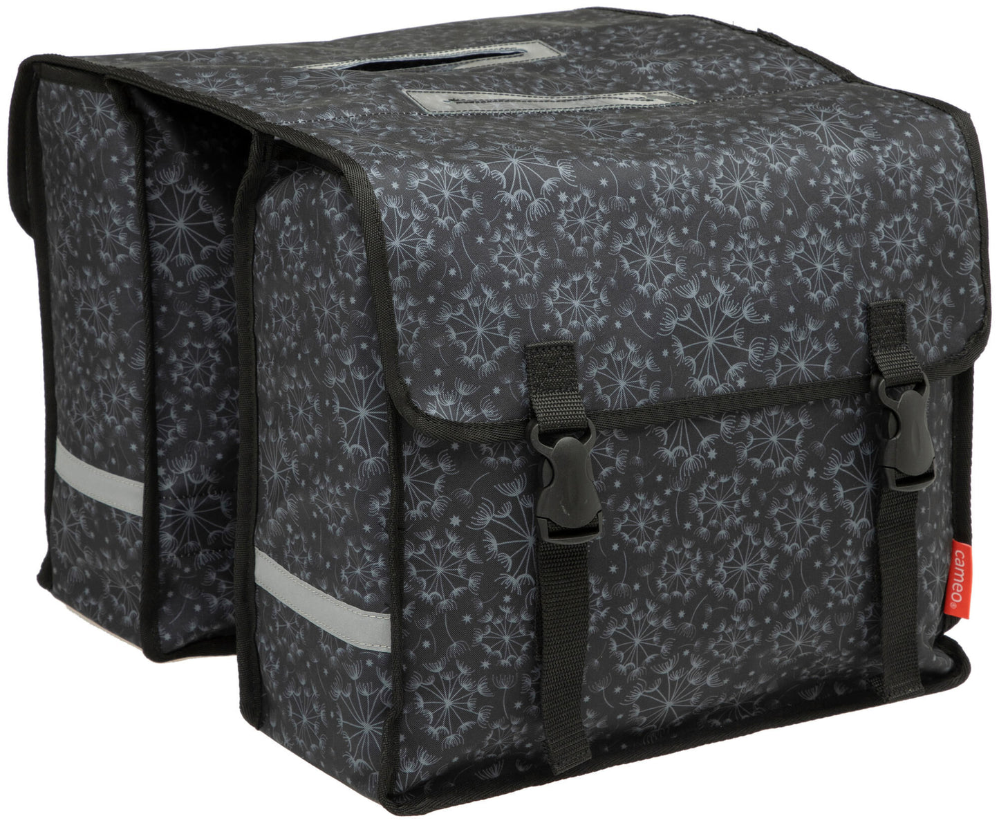 New Looxs Cameo fietstas dubbel Tara zwart