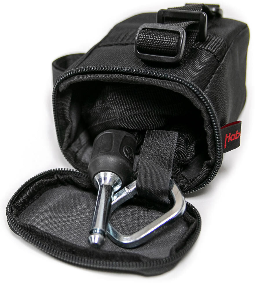 Haberland tas bag black loose chain, buckle faste