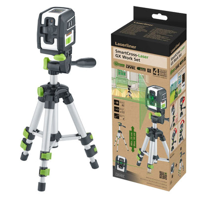 Laserliner smartcross laser green cross line laser gx juego de trabajo - 036.733e