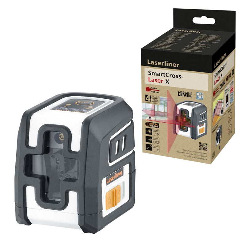 Laserliner smartcross-laser kruislijnlaser x rood - 036.735e