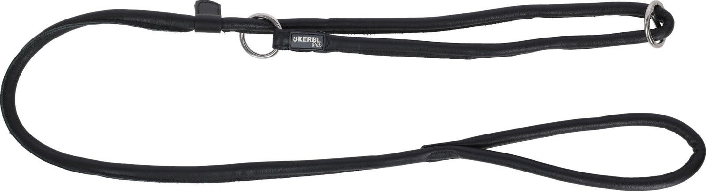 Rundlederen sliplijn roma 170 cm 8 mm zwart