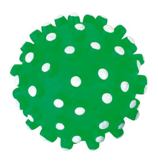 Palla giocattolo in vinile ca. 12 cm con cigolante borchie