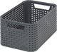 Curver style mand s rotanstyle antraciet 12,9x28,5x19,4cm