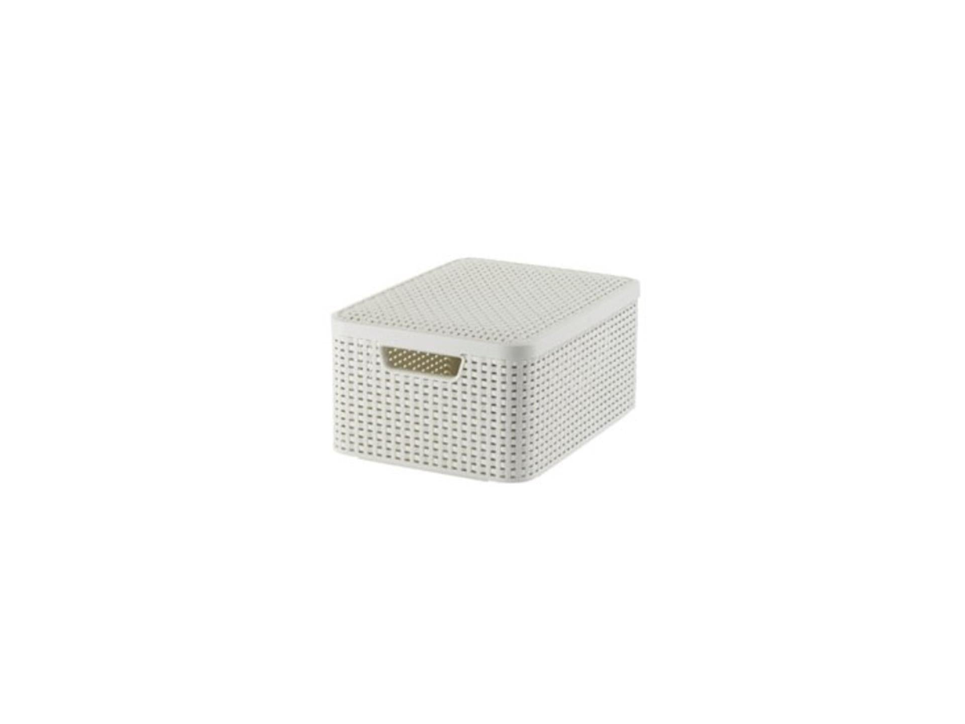 Curver Curver storage box style with lid M 18 L Crèmewit