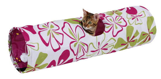 Túnel con cremallera de nailon flor %c3%b8 25 x 90 cm