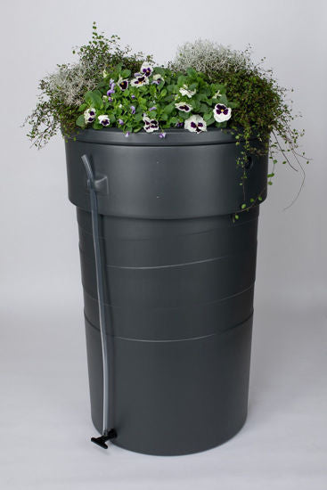 Fioriera da giardino a botte di pioggia 230l