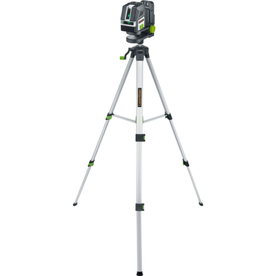 Juego de láser cruzado de bolsillo Laserliner 2g | rayo láser verde + trípode 150 cm - 036.713a