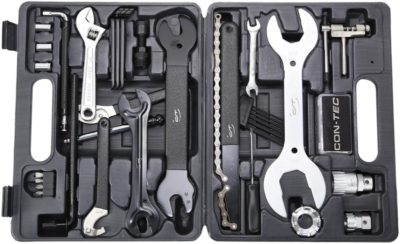 Valigia portautensili Contec TFM-330 CT Set attrezzi per bicicletta 36 pz
