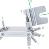 Contec multifunctioneel gereedschap tfr - striker 16 ct multitool tfr-striker 16 functions silver