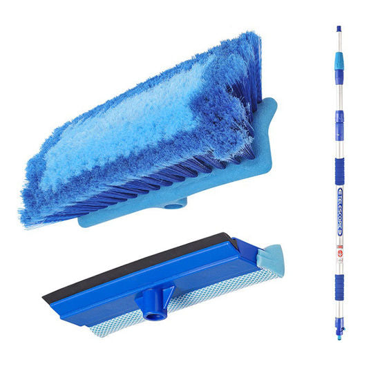 Proplus telescopische wasborstelset 3mtr incl sponstrekker