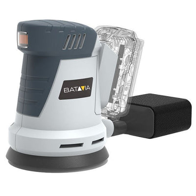 Lijadora excéntrica Batavia maxxpack batería 18v cuerpo 125mm