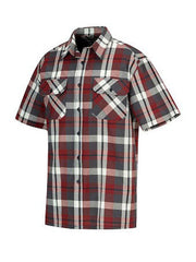 Camicia Storvik a quadri manica corta design a blocchi 32 xxxxl - afbeelding 2