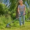Gardena powertrim 30 18v grastrimmer (grijs turquoise, accu en lader niet inbegrepen)