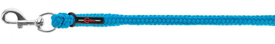 Voorbrenglijn met musketon hippo pe blauw