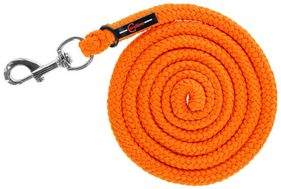 Línea de entrega con mosquetón hipopótamo pe naranja.