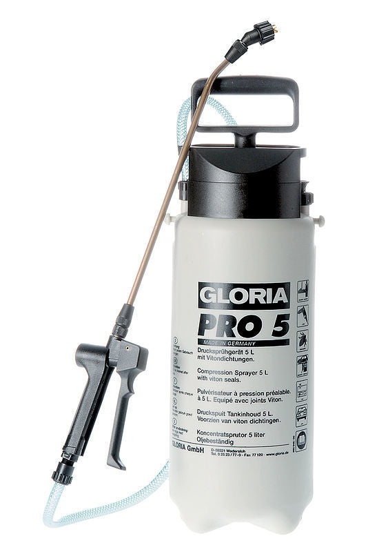 Gloria drukspuit pro 5 knst 5 liter oliebestendig