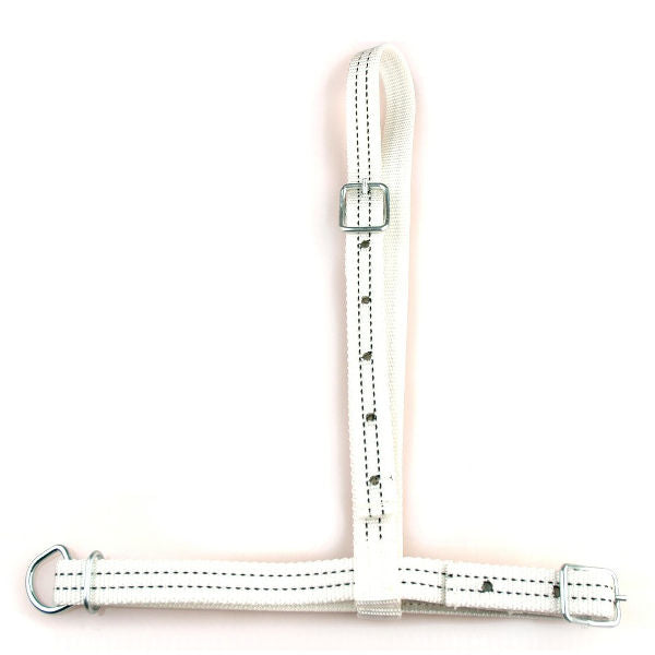 Cabestro de pasto sin cadena nylon blanco