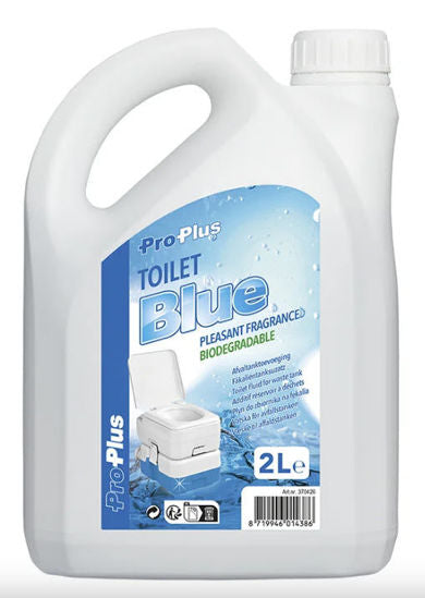 Liquido per WC, additivo per serbatoio di scarico da 2 litri, blu