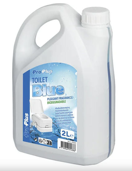 Liquido per WC, additivo per serbatoio di scarico da 2 litri, blu