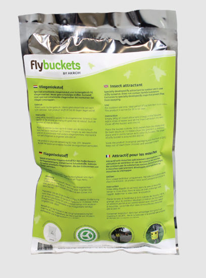 Cubo para moscas flyx 12l completo incluido atrayente