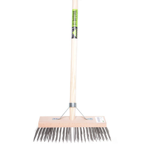 Mm eurotool staaldraad bezem 30cm mm steel 140cm