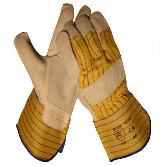 Handschoen boxleder palmversterking