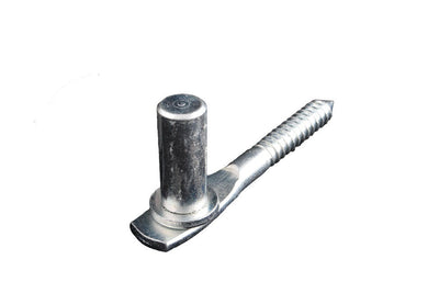 Waelbers inschroefduim rond 16mm gegalvaniseerd