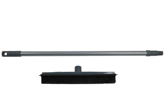Rubberbezem 31cm met telescoopsteel 68 120