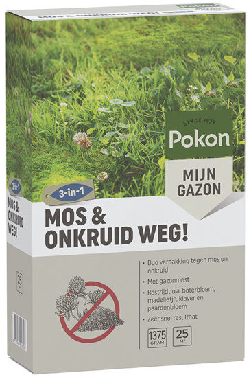 Pokon musgo y malezas 275kg para 50m2