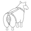 Producten lijfbieder bandage prolapsbandage voor schapen