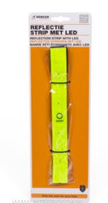 LED bracelet fluores. incl batteries