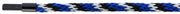 Lead rope mustang carabiner royal blue black white - afbeelding 3