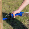 Ako producten poortgreep premium rvs blauw met veerbegrenzer