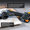 Batavia maxxpack amoladora angular bateria 18v cuerpo brushless 125mm