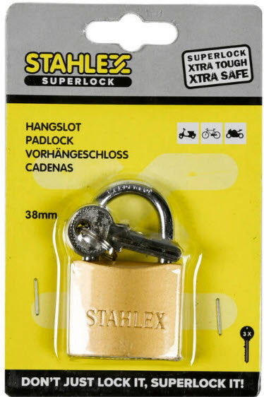 Productos candado superlock 38mm plus3 llaves