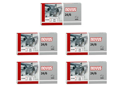 5 cajas grapas de novus afm 24 6