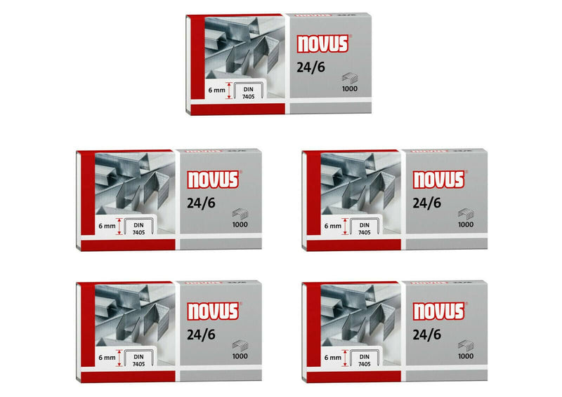 5 scatole graffe da Novus AFM 24 6