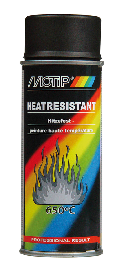 Resistente al calore nero lacca spray motip (400 ml)