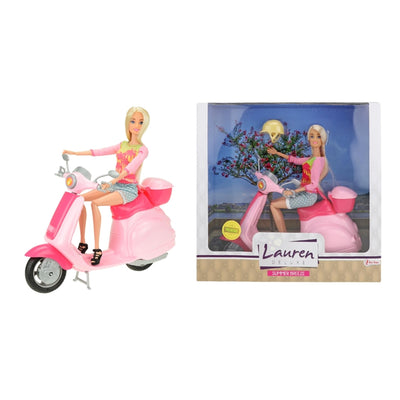 Muñeca Lauren Teen en Scooter