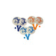 Set pallone da spiaggia Gerkimex naturale 24,5x39 cm