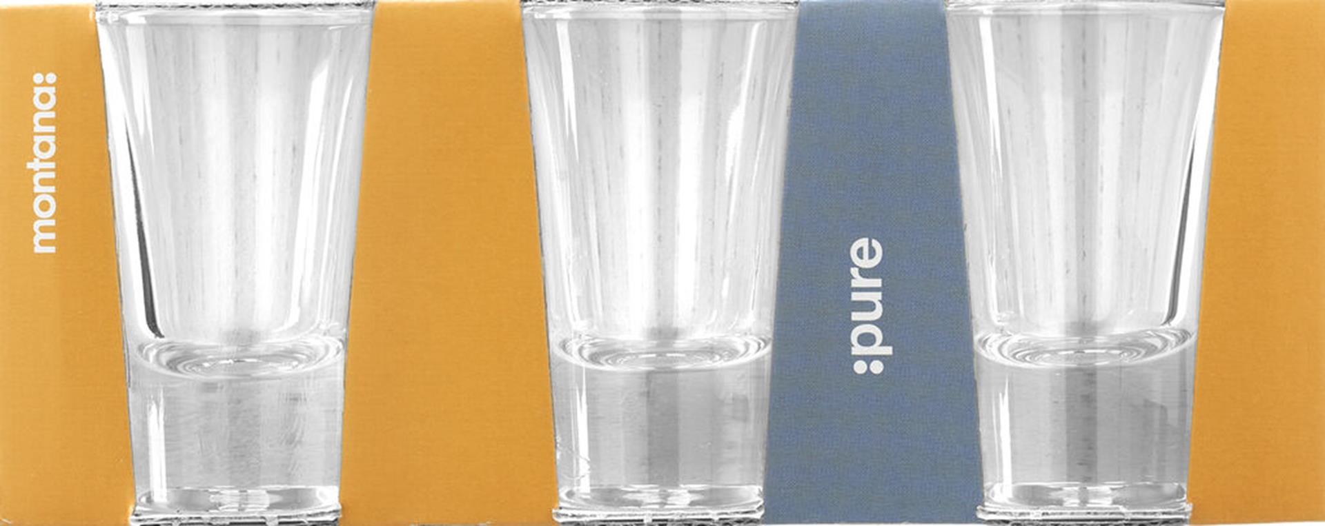 Vaso de chupito Montana puro 3 piezas 40ml