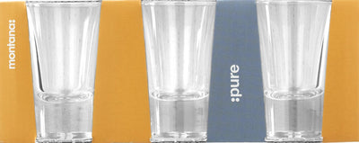 Bicchiere da shot Montana puro 3 pezzi da 40 ml